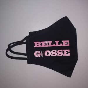 Masque belle g(r)osse écritures rose M54