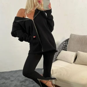 Ensemble sweat + pantalon Noir