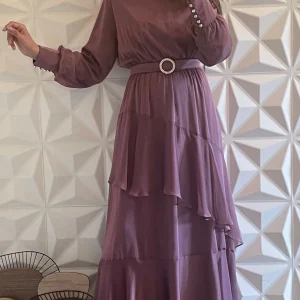 Robe à Volants Isabel - Violet