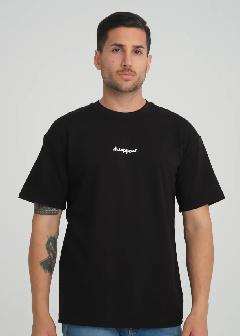 T-shirt Hallstarz oversize imprimé tapis oriental – style graphique « disappear » 24032501 – Image 2
