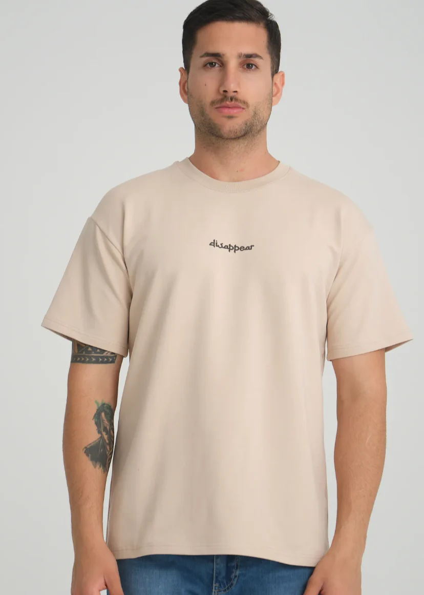 T-shirt Hallstarz oversize imprimé tapis oriental – style graphique « disappear » 24032501 – Image 6