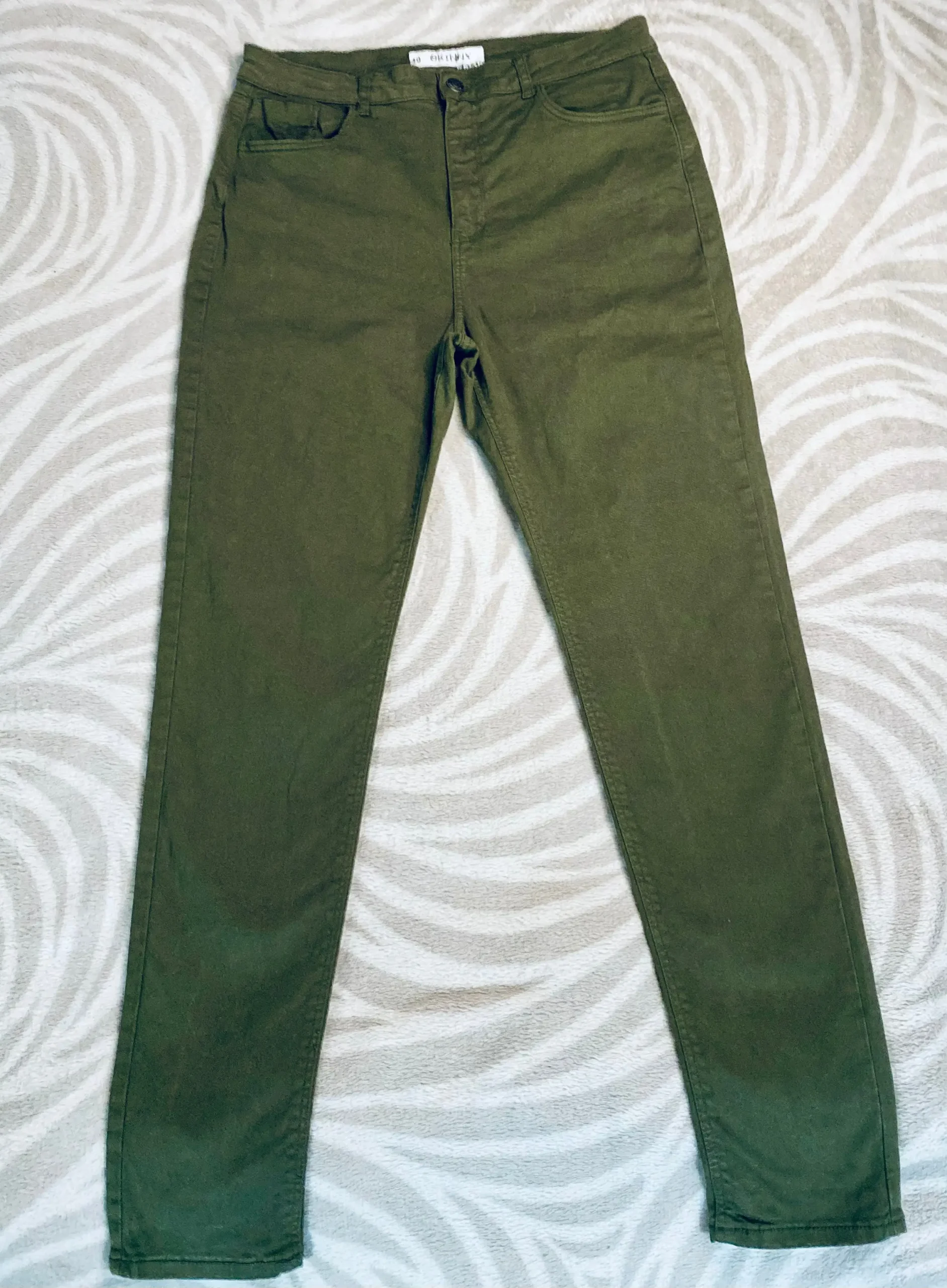 Jean Skinny Femme Kaki Taille 40 - Kiabi