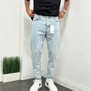 Jean homme coupe fuselée – Denim clair style vintage WE11 2339