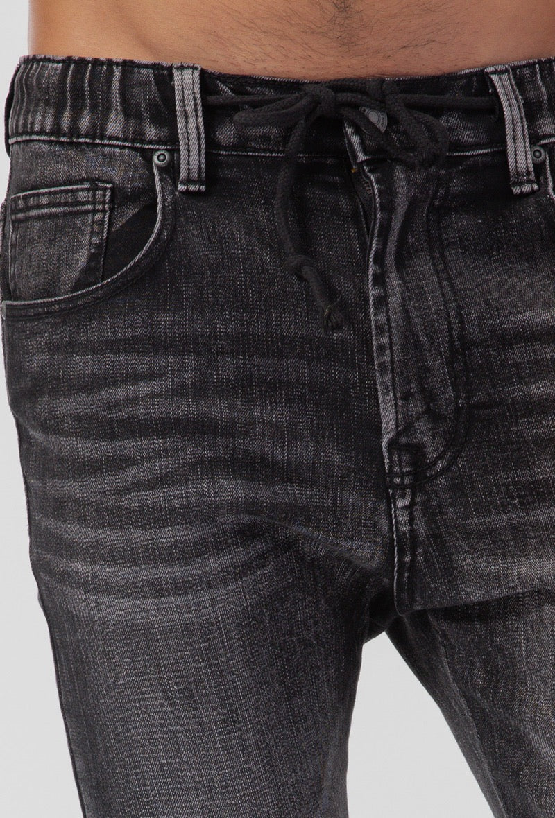 jean noir destroyer délavé homme fashion - Frilivin – Image 4