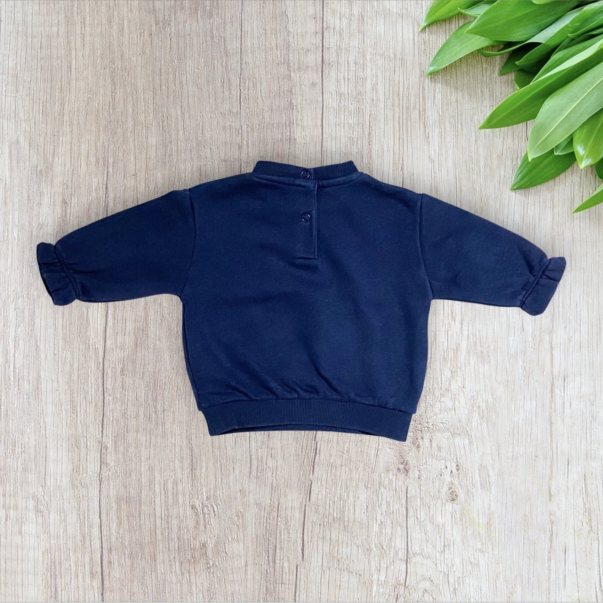 Lot de pulls bébé fille Gémo 6 mois bleu marine – Image 4