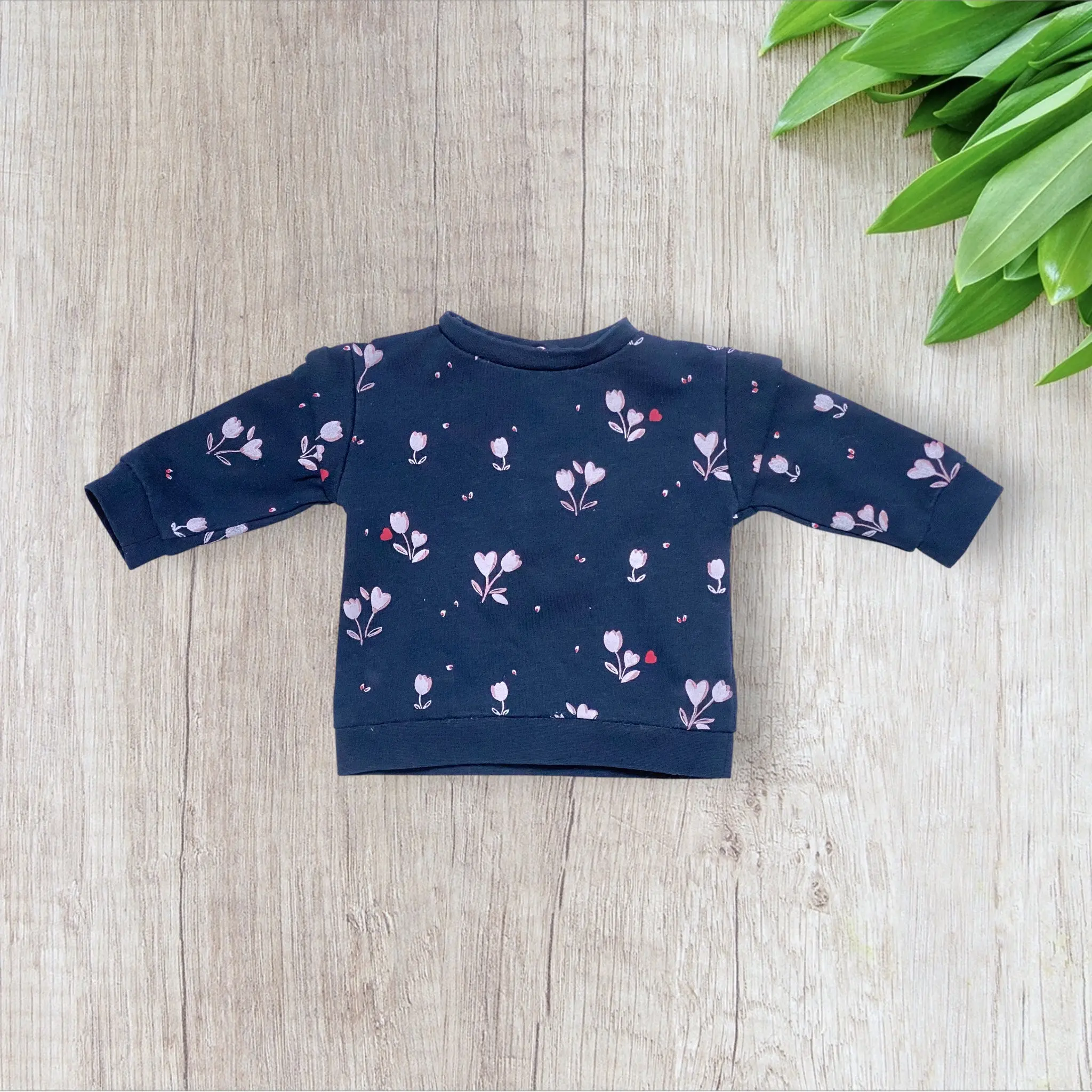 Lot de pulls bébé fille Gémo 6 mois bleu marine – Image 6