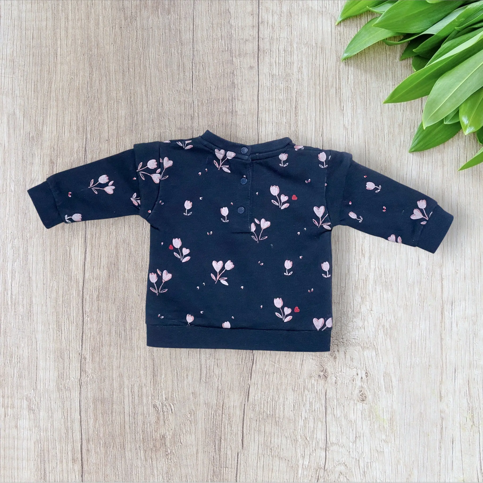 Lot de pulls bébé fille Gémo 6 mois bleu marine – Image 7