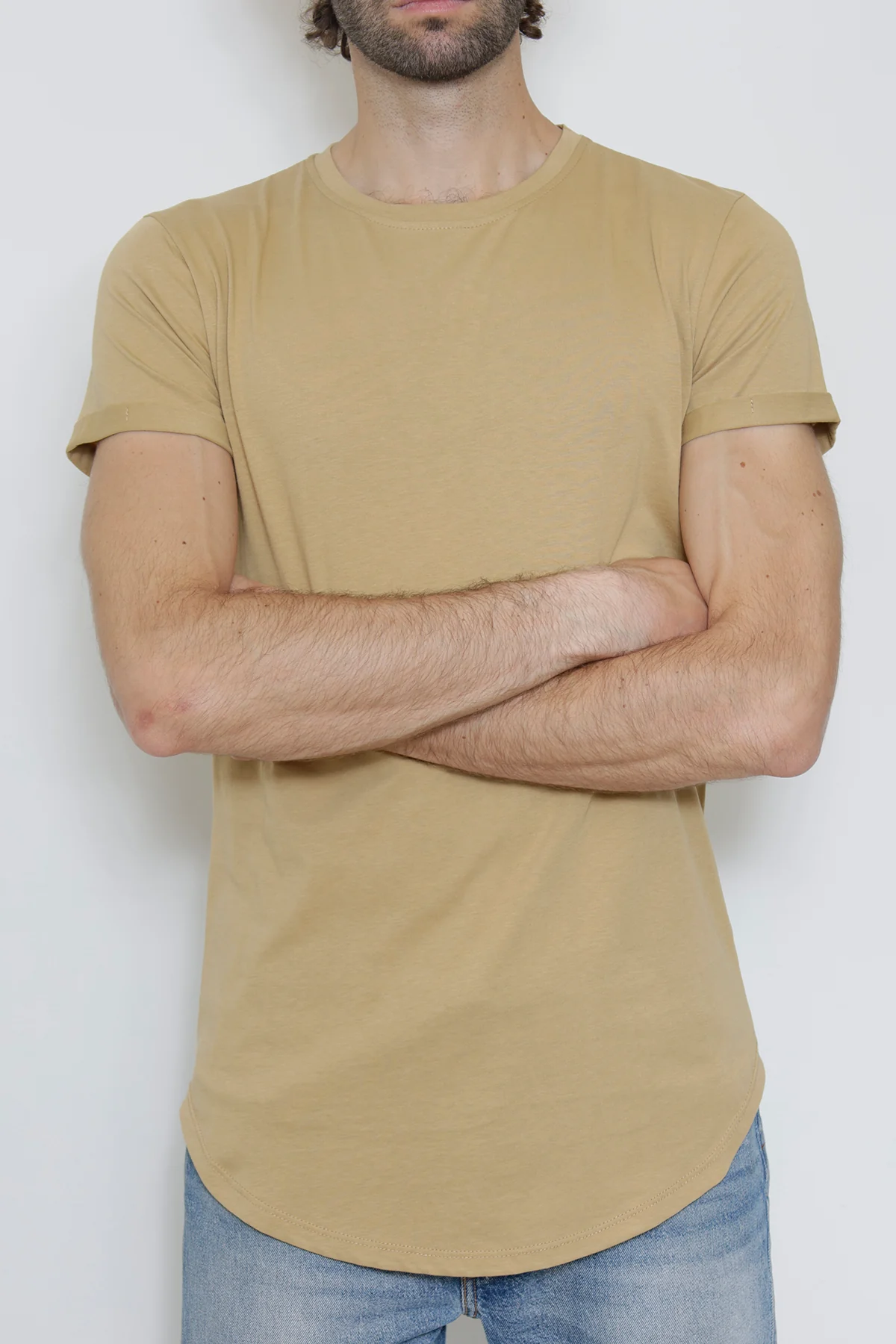 T-shirt Uni Homme – Slim Fit Moderne