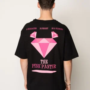 T-shirt Oversize "The Pink Panter" – Style Diamant Rose