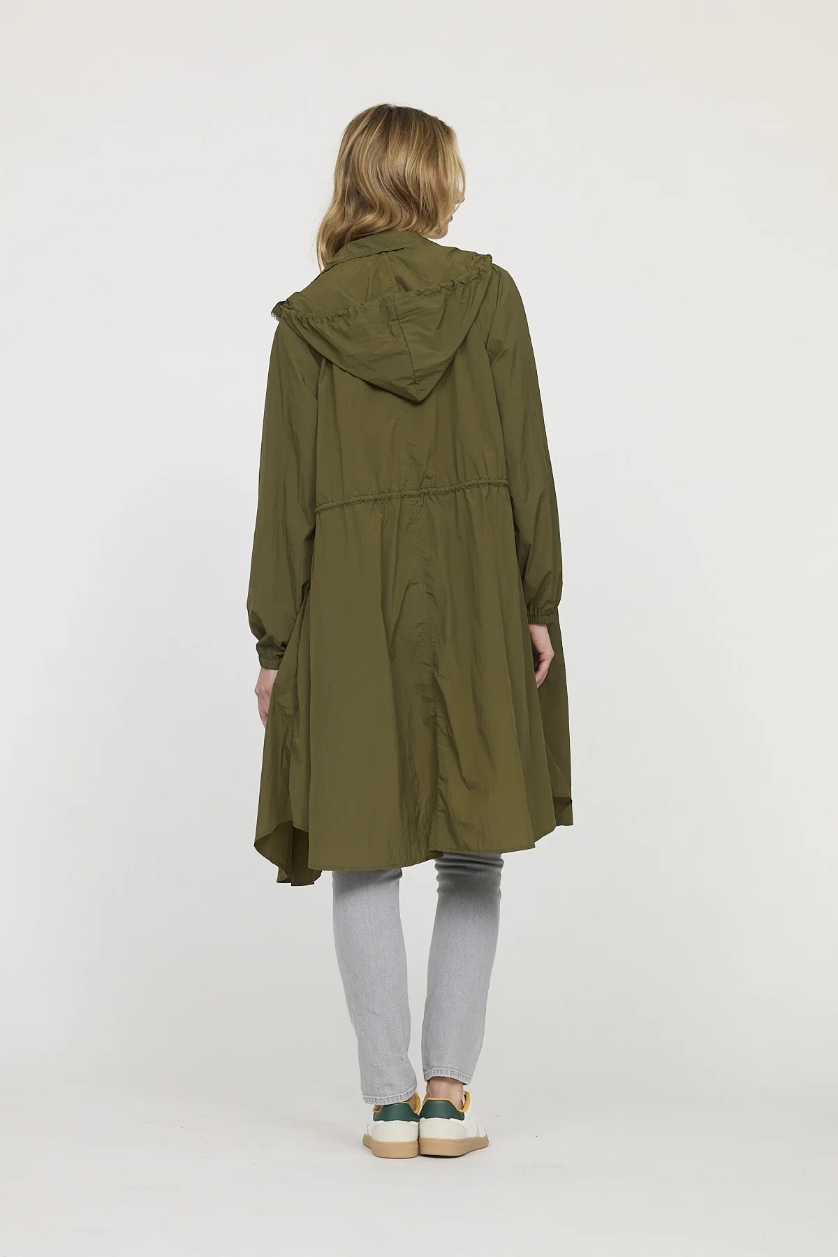 Manteau FAPINI Olive – Image 3