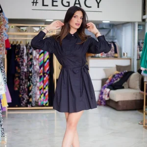 Chemise Noir longue
