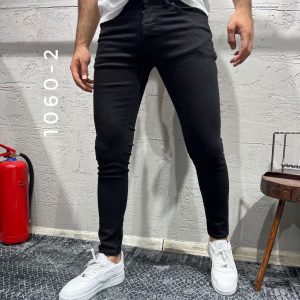 Jean noir skinny homme fashion