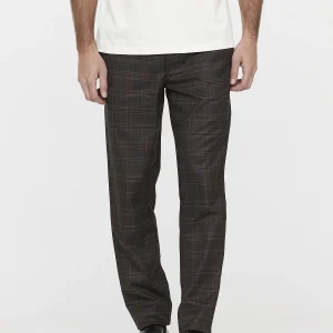 Pantalon GLANCE Check brown