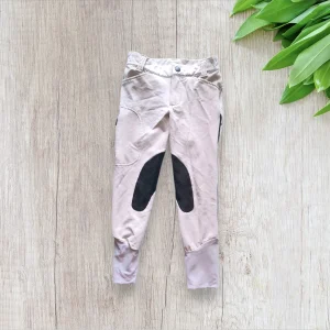Pantalon d'équitation enfant Fouganza–6 ans–Beige, noir et bleu marine