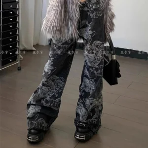 Baggy jeans dragon