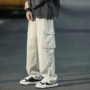Baggy cargo pants beige