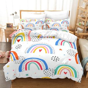 Housse de Couette Arc en Ciel Enfant