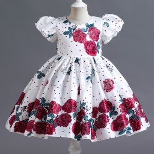 Robe Princesse Rose D’Été