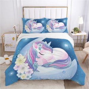Housse de Couette Licorne Endormie