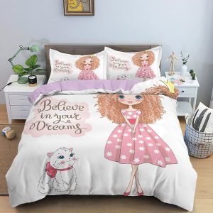 Housse de Couette Princesse “Believe in Your Dreams”