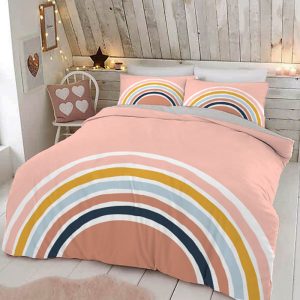 Housse de Couette Arc en Ciel Pastel