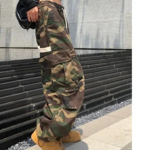 Baggy treillis femme