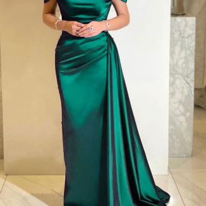 Robe de Demoiselle d’Honneur Verte