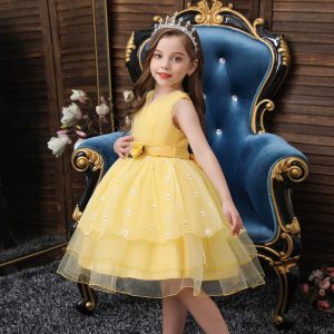 Robe Princesse Jaune Pissenlit