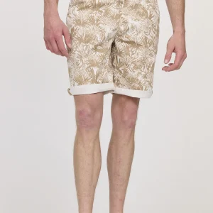 Short NARO AOP palmier marron