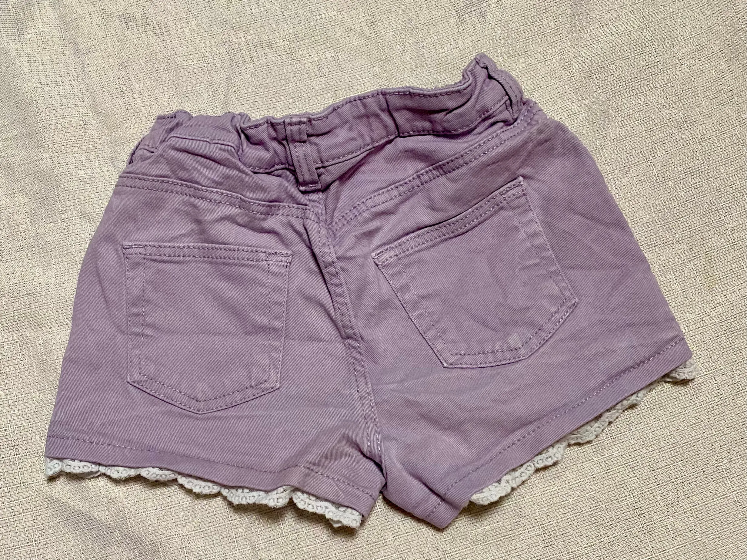 Short en Jean Coloré avec Dentelle - Fille 6-7 ans, H&M – Image 2