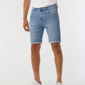 Shorts NANOT Light medium blue brushed