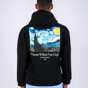Sweat à Capuche Oversize ADJ "Van Gogh" – La Nuit étoilée 4020