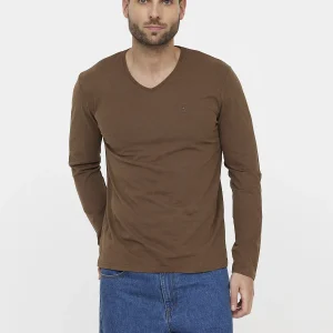 T-shirt AJESSY ML Brown