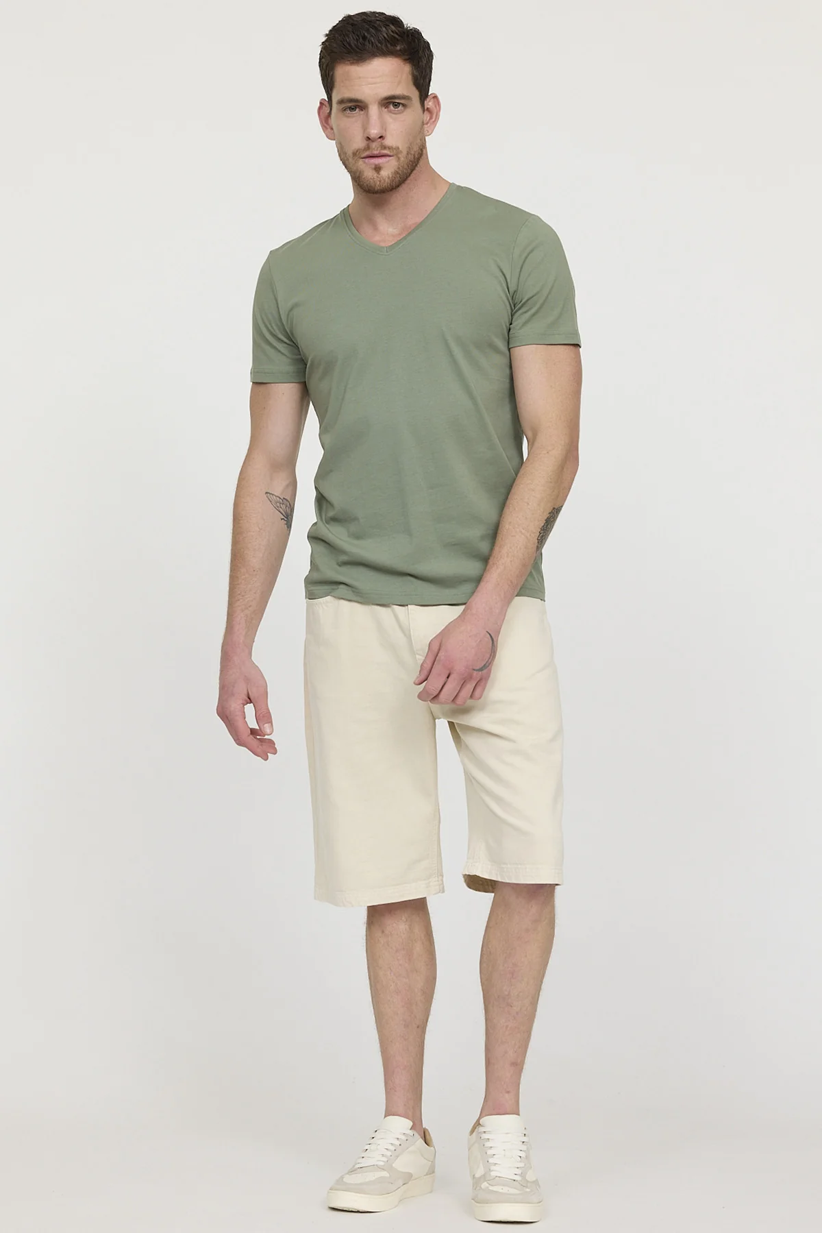 T-shirt AKILO Kaki vert – Image 4