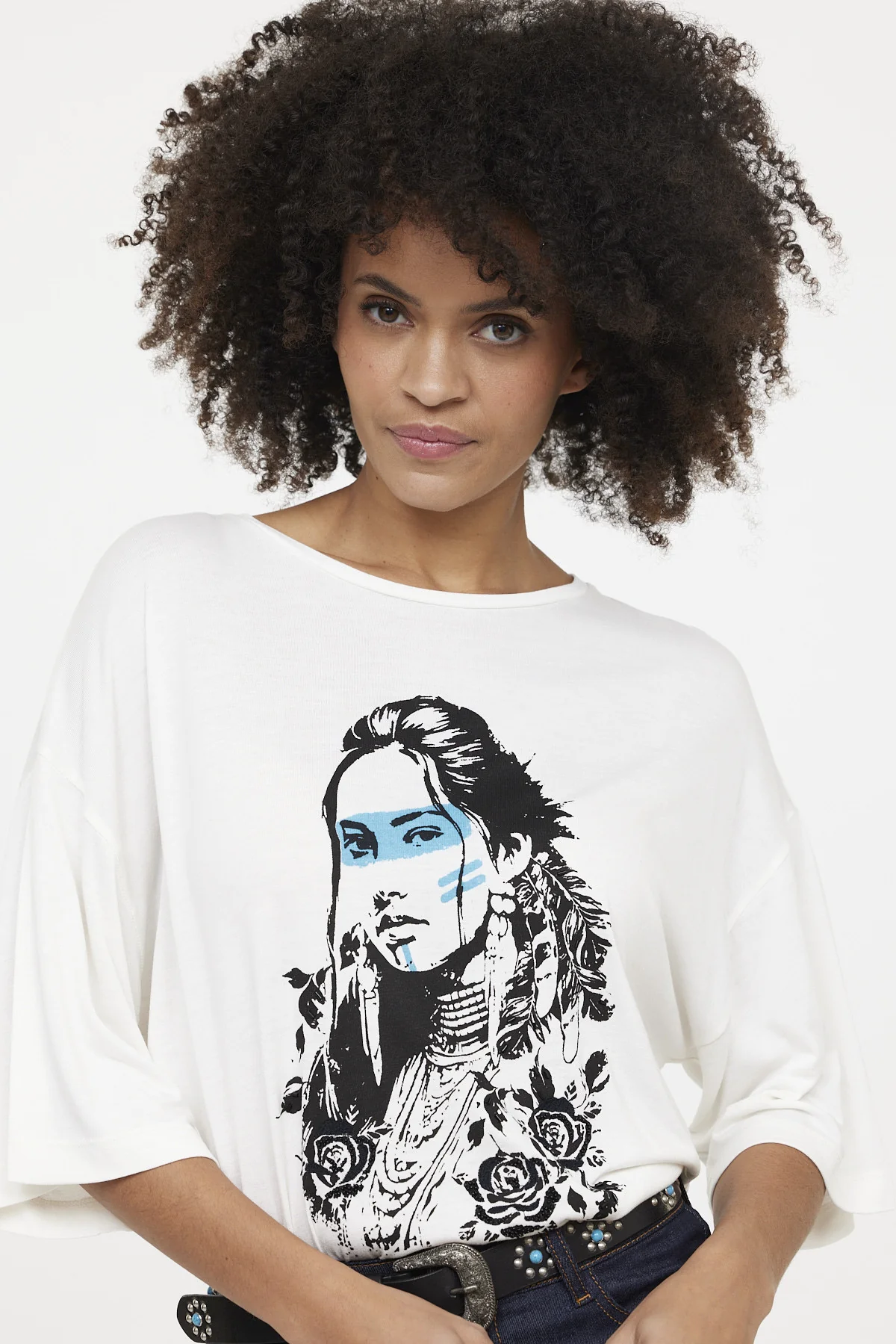 T-shirt AMERA Ivory – Image 4