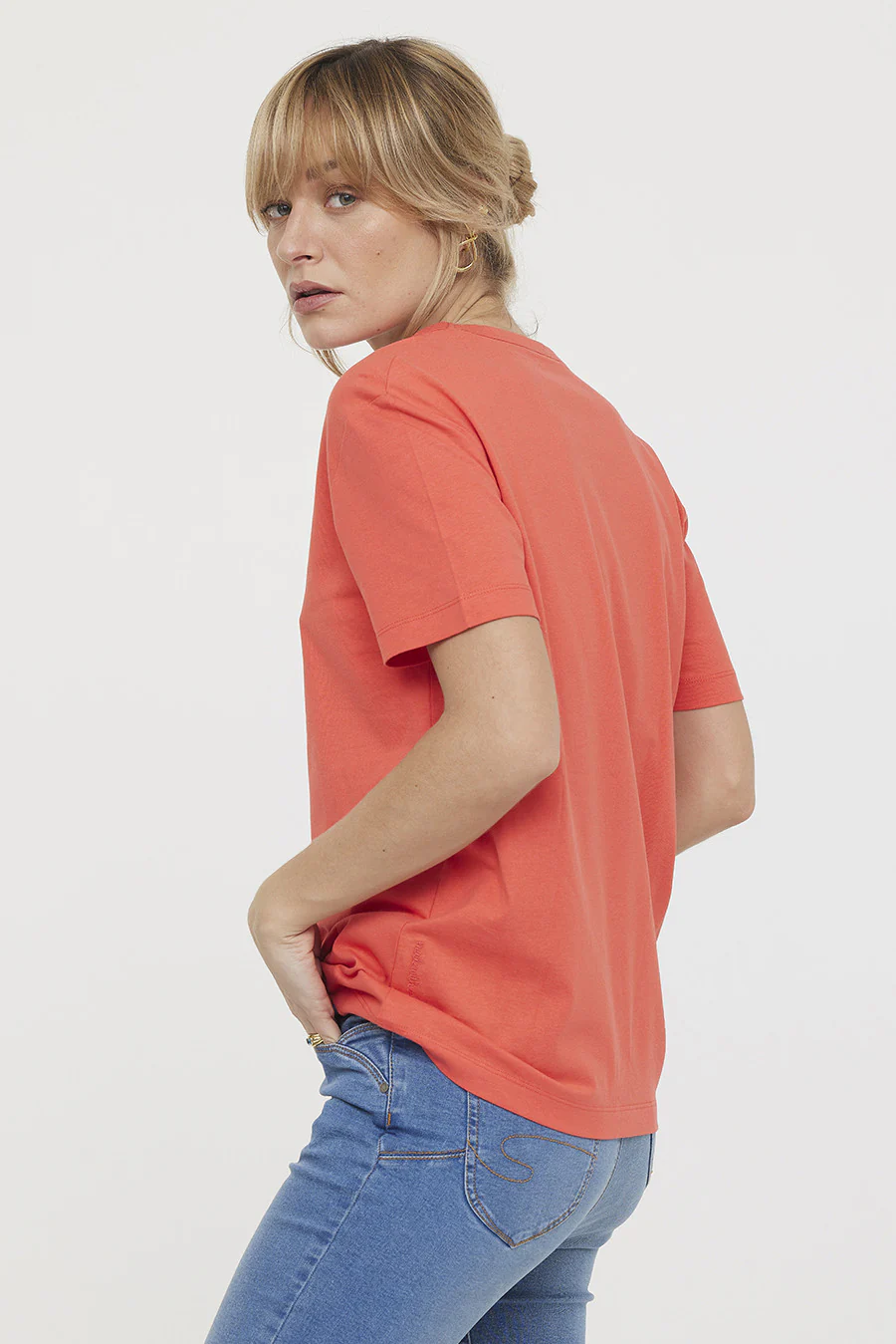 T-shirt AMILA Vermillon – Image 3