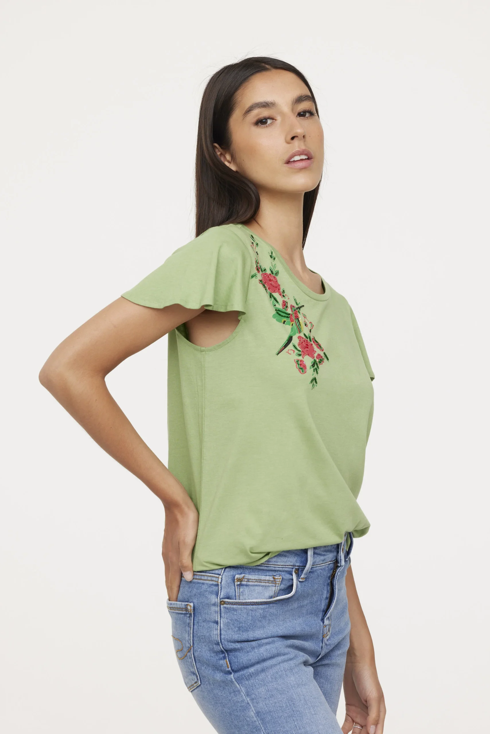 T-shirt ANARA Matcha – Image 2