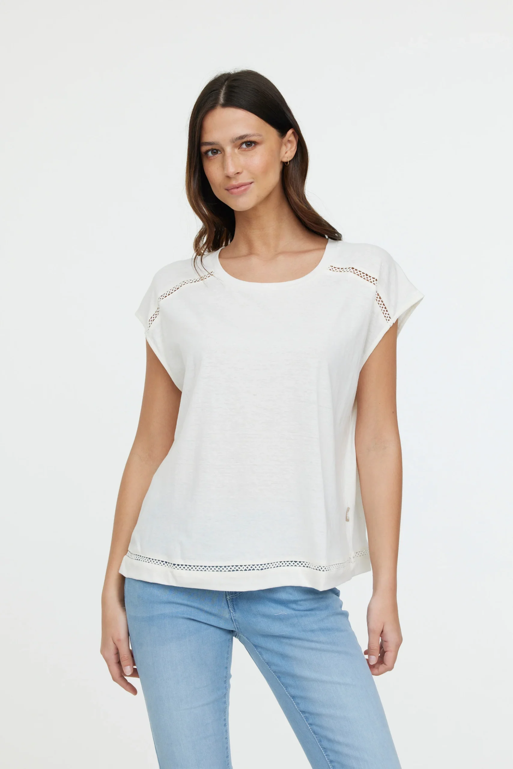 T-shirt ANIELE SM Cream