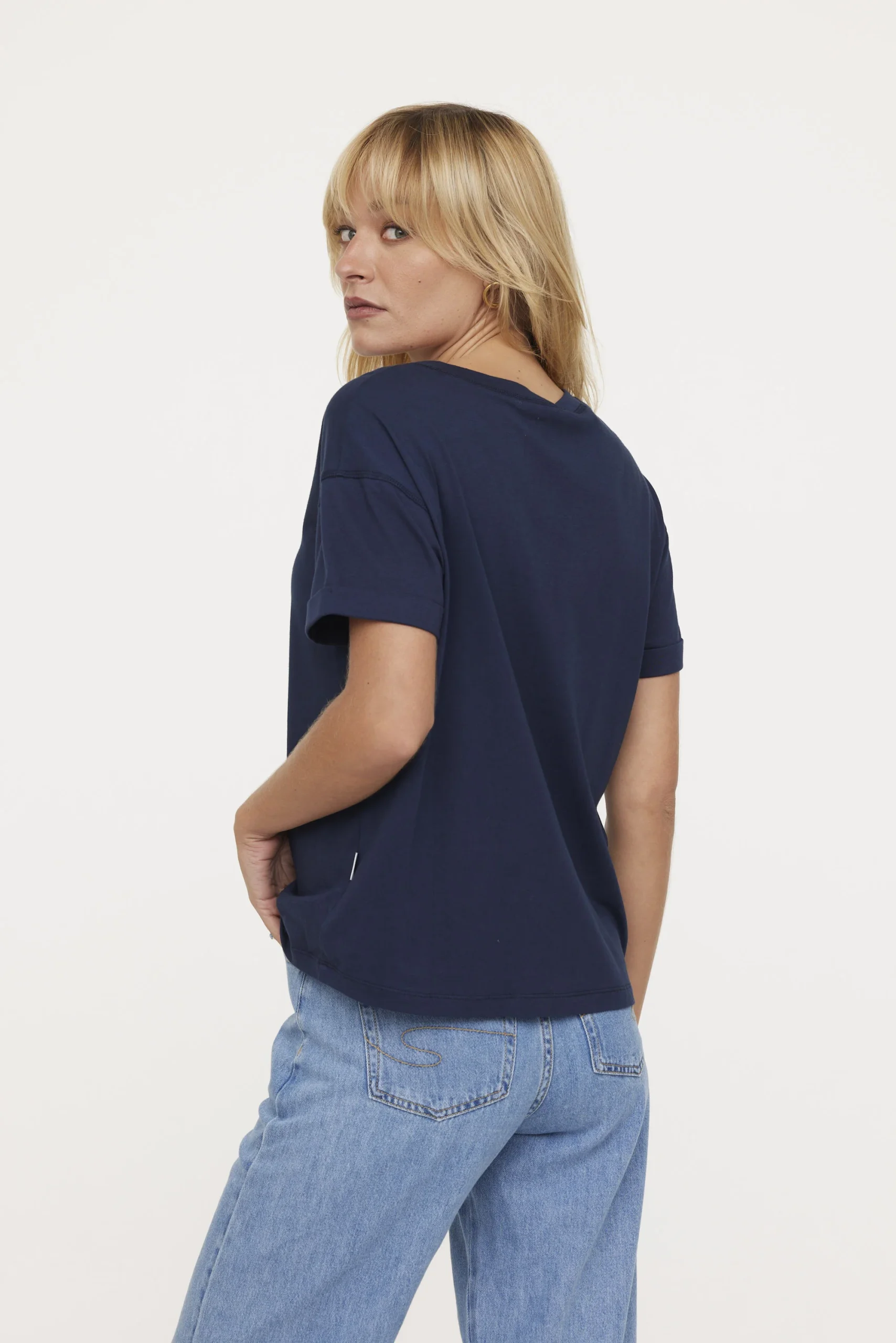 T-shirt ASOEUR Navy – Image 3