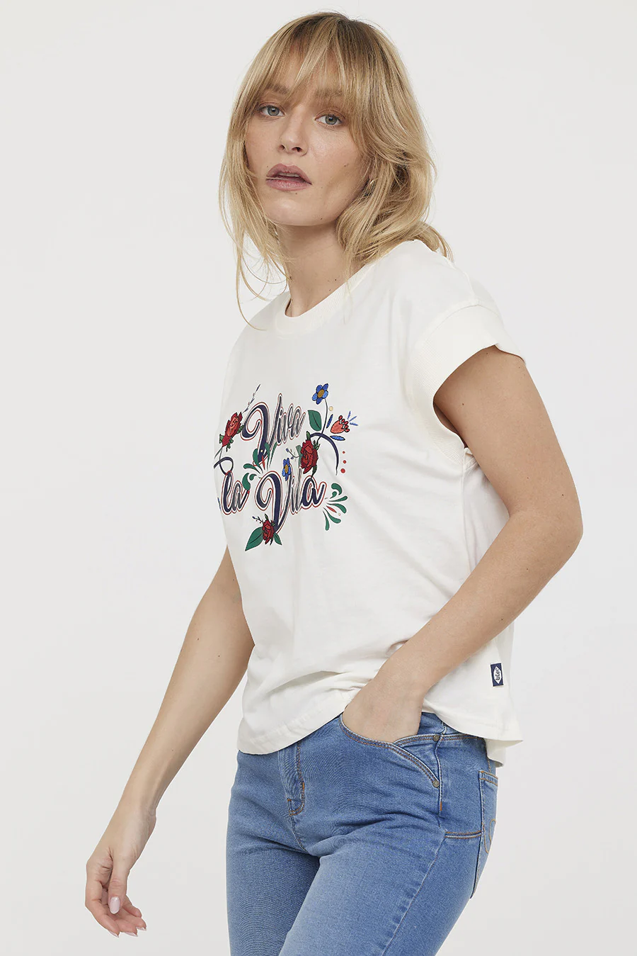 T-shirt AZINA Ivory – Image 2