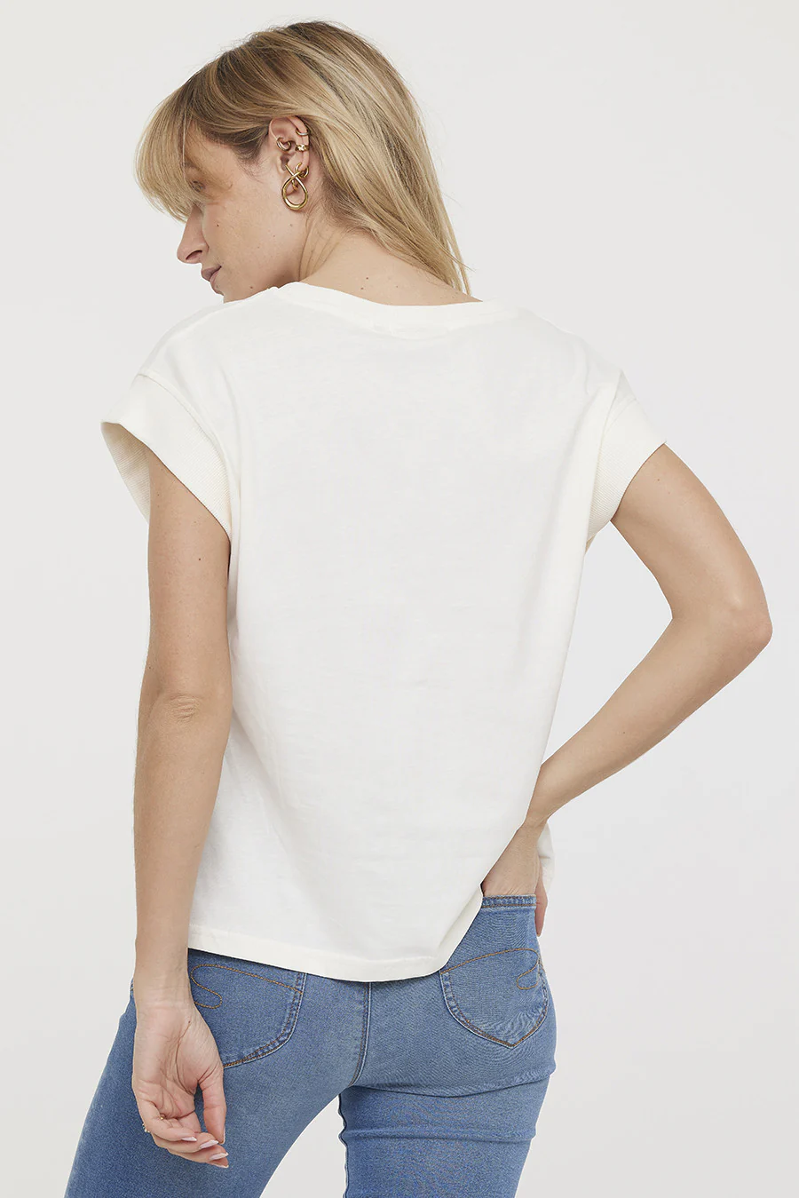 T-shirt AZINA Ivory – Image 3