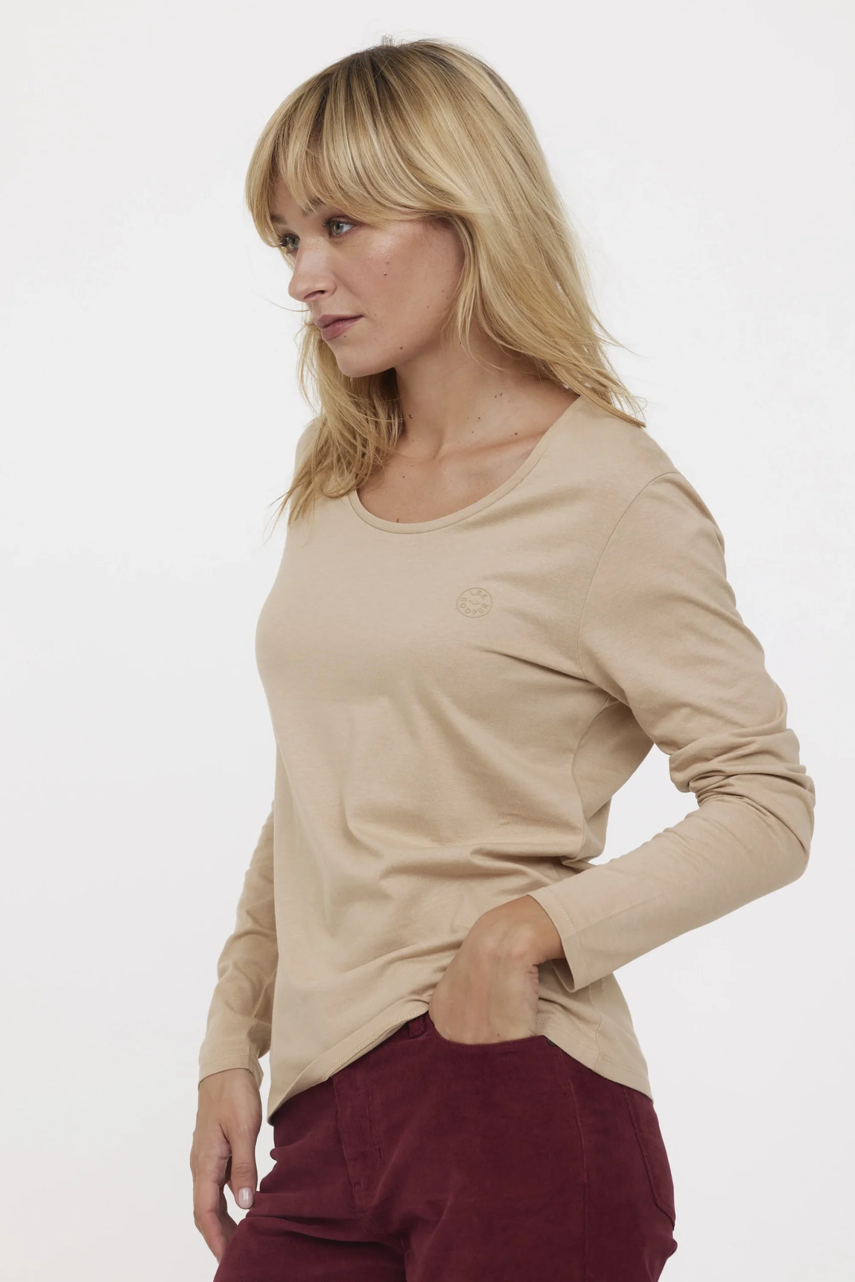 T-shirt Ajilo Argile Beige – Image 2