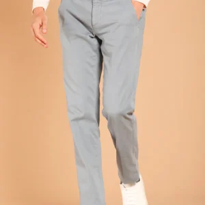 Torino City String pantalon chino homme en gabardine slim fit