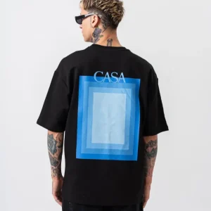 T-shirt à motif Graphique Bleu CASA – Hallstarz - Taiko