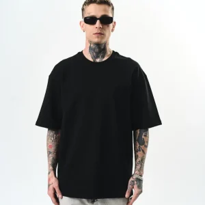 T-shirt oversize brodé cœur - Hallstarz - Puzzle