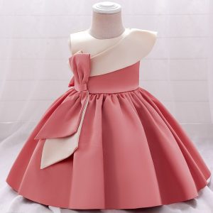 Robe Bébé Rose Une Manche