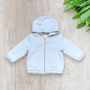 Veste bébé fille Orchestra 9 mois blanche et dorée