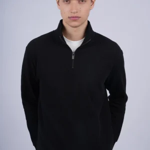 PULL Col Zipee NOIR