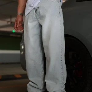 Jean blueu claire LARGE pour homme