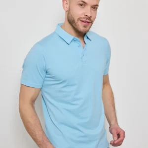 Polo BLEU Homme Basique Chic